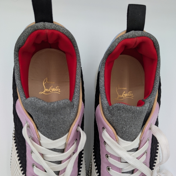 Christian Louboutin 2017 Aurelien Colorblock Sneakers - Picture 7 of 8